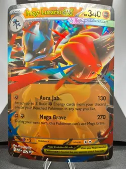 Mega Lucario ex - JUMBO CARD Black Star Promo MEP en 012 - MINT - Pokemon - Image 1