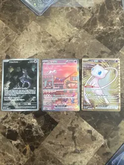 Pokemon 151 Mew & Mewtwo Ultra Premium Collection UPC 3 Card Promo Set - Image 1