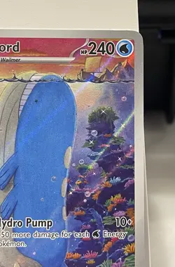 Pokemon Wailord Full Art Illustration Rare 162/159 Journey Together NM Condition - Image 3
