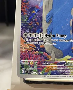 Pokemon Wailord Full Art Illustration Rare 162/159 Journey Together NM Condition - Image 5