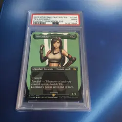 MTG Final Fantasy - Tifa Lockhart -FIN Borderless - PSA 9 - Image 1