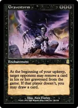 RUSH ENGLISH Tomborage Odyssee - Gravestorm MTG magic ODY - Image 1