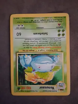 Pokemon TCG Venusaur Base Set Holo Unlimited Rare Card 15/102 NM Condition - Image 3