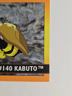 1999 Artbox Pokemon Sticker Series 1 #140 KABUTO Rare HTF - Image 4