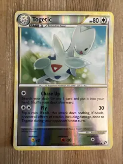 Togetic 39/90 HS Undaunted Uncommon NM Pokemon Reverse Holo - Image 1