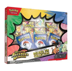 Pokemon Ascended Heroes First Partners Deluxe Pin Collection Box New & Sealed! - Image 1
