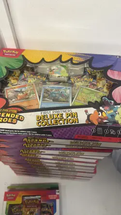 Pokemon Ascended Heroes First Partners Deluxe Pin Collection Box New & Sealed! - Image 2