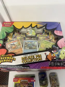 Pokemon Ascended Heroes First Partners Deluxe Pin Collection Box New & Sealed! - Image 3