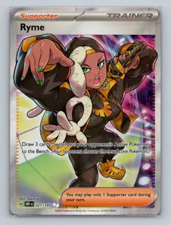 Pokemon SV03: Obsidian Flames #221/197 Ryme Ultra Rare - Image 1