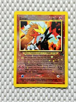 Entei 34 Reverse Holo Promo Pokemon Neo Promo English Near Mint #34 - Image 1