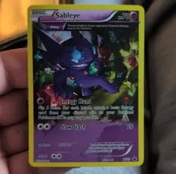 Pokemon Sableye Rare Θ Stop XY Set XY92 2015 Basic 70 HP Psychic - Image 1
