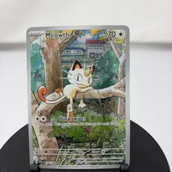 2025 Pokemon Phantasmal Flames Meowth Illustration Rare #106/094 - Image 1