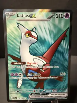 Latias ex 220/191 Sv08 Surging Sparks Ultra Rare Holo 210 HP Pokemon - Image 1