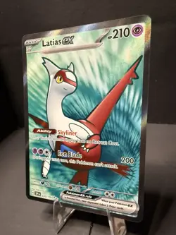 Latias ex 220/191 Sv08 Surging Sparks Ultra Rare Holo 210 HP Pokemon - Image 2