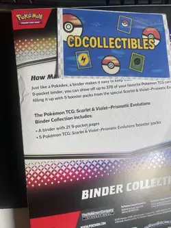 Pokemon TCG Prismatic Evolutions Binder Collection. Damaged Box. New - Image 3