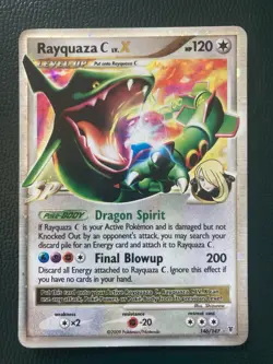 Rayquaza C LV.X Ultra Rare Holo Supreme Victors 146/147 Pokemon TCG 2009 English - Image 1