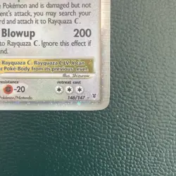 Rayquaza C LV.X Ultra Rare Holo Supreme Victors 146/147 Pokemon TCG 2009 English - Image 5