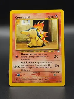 CYNDAQUIL 57/111 COMMON NEO GENESIS POKEMON NM - Image 1