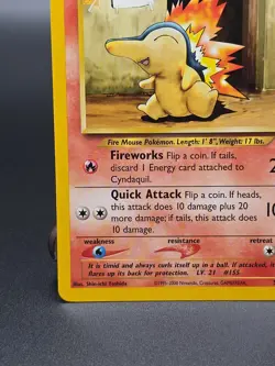 CYNDAQUIL 57/111 COMMON NEO GENESIS POKEMON NM - Image 5