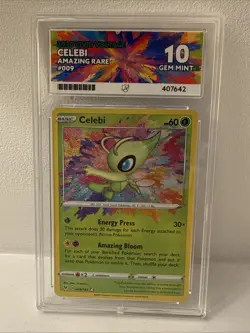 Pokemon TCG Celebi Vivid Voltage Holo Card Rare 009/185 Ace 10 - Image 1