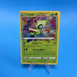 Pokemon TCG Celebi Vivid Voltage Holo Card 009/185 Amazing Rare - Image 1