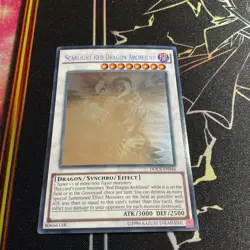 Yu-Gi-Oh! TCG Scarlight Red Dragon Archfiend GHOST RARE DOCS-EN046 - Image 2
