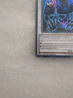 HISU-EN036 Gashadokuro, the Skeletal Mayakashi Secret Rare 1st Edition YuGiOh - Image 4