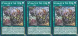 3x Whirlwind Fur Hire | BPRO-EN062 | Common | 1st Ed | NM | YuGiOh - Image 1