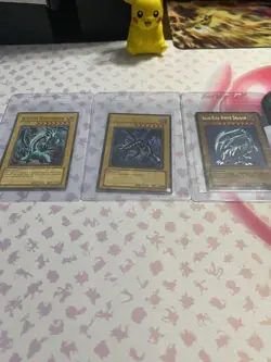 Yu-Gi-Oh! TCG 1st Edition Blue-Eyes White Dragon, Red-Eyes B. Dragon Konami Lot - Image 1