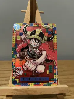 One Piece Day 25 Monkey D Luffy P-110 Promo Card Japanese Edition lego - Image 1