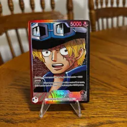 Sabo (004) (Alternate Art) OP13-004 Carrying On His Will Foil One Piece - Image 1