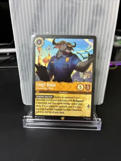 Disney Lorcana Chief Bogo Commanding Officer 18/204 Reign of Jafar - Image 1