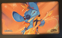 Lorcana Stitch Rock Star Play Mat Into the Inklands Championship Used Playmat - Image 2