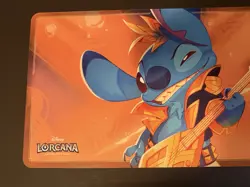 Lorcana Stitch Rock Star Play Mat Into the Inklands Championship Used Playmat - Image 5