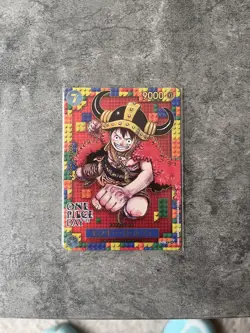 One Piece Day 25 Monkey D Luffy P-110 Promo Card Lego Luffy - Image 1