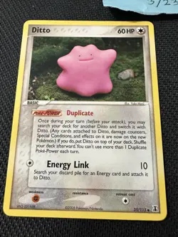 Ditto (Delta Species) 35/113 Basic 60HP Regular Uncommon Pokemon Card (2005) - Image 3