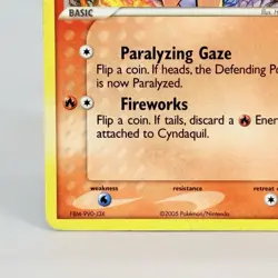 Cyndaquil 54/115 EX Unseen Forces Non Holo Pokemon Card 2005 Vintage NM - Image 5