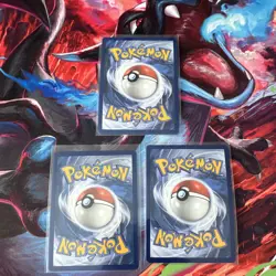 Pokemon TCG Ho-Oh V Full Art Foil Silver Tempest Lot 3 Cards - Image 5