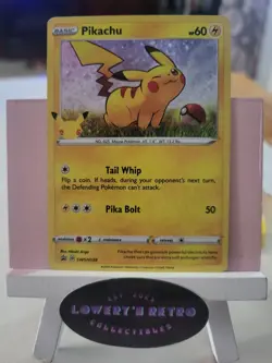 Pikachu SWSH039 Sword & Shield Promo 2020 Holo Rare Holo Pokemon TCG Card - Image 1