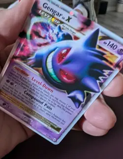 Pokemon Gengar TCG LV.X Platinum Arceus Holo Ultra Rare Card 97/99 - Image 2