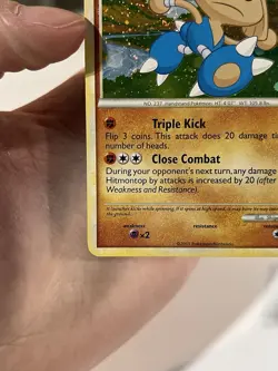 Pokemon Hitmontop 8/95 Call of Legends Holo Rare English TCG Card 2011 - Image 3