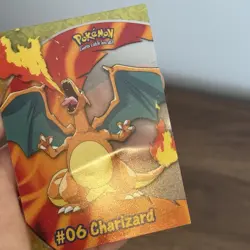 Charizard #6 Clear Pokemon Card PC3 2000 Topps TV Animation - Image 3