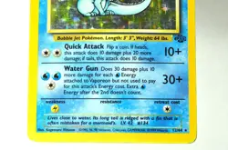 Pokemon card TCG Vaporeon 12/64 Holo Rare Jungle Vintage 1999 English MP - Image 3