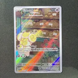 Pokemon Scarlet & Violet Fidough 213/198 Illustration Rare Card NM - Image 2