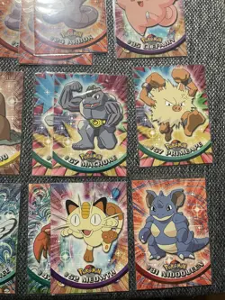 Pokemon TOPPS TV Animation Edition cards Chrome and Non Chrome 58 card lot - Image 4