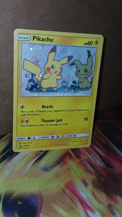 Pikachu SM162 Black Star Promo Card 🌀Swirl Holo - Image 3