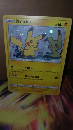 Pikachu SM162 Black Star Promo Card 🌀Swirl Holo - Image 4