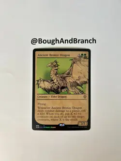 Ancient Bronze Dragon (Showcase) Commander Legends: Battle for Baldur's GateFoil - Image 1