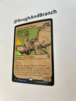 Ancient Bronze Dragon (Showcase) Commander Legends: Battle for Baldur's GateFoil - Image 2