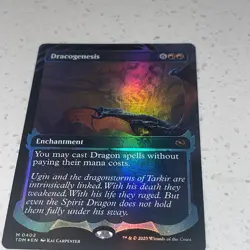 MTG Dracogenesis (0402) (Showcase) (Foil) Tarkir Dragonstorm TDM Magic - Image 4